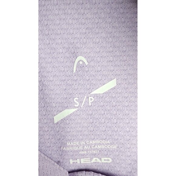 HEAD Sleeveless V-Neck Top Small Light Purple Tennis Activewear Stretch NWT - Picture 2 of 6